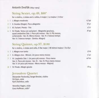 CD Antonín Dvořák: String Quintet Op. 97 & String Sextet Op. 48 95580