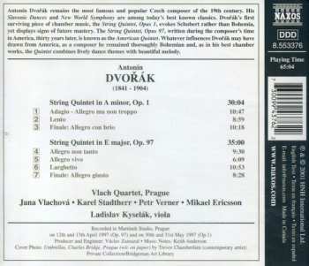 CD Antonín Dvořák: String Quintets Opp. 1 & 97 120635