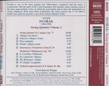 CD Antonín Dvořák: String Quintets Volume 2, Op. 77 196028