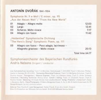 CD Antonín Dvořák: Symphonie Nr. 9 „Aus Der Neuen Welt‟ / Heldenlied, Op. 111 DIGI 121593