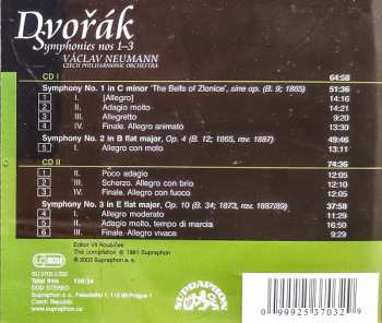 2CD Antonín Dvořák: Symphonies 1-2-3 50699