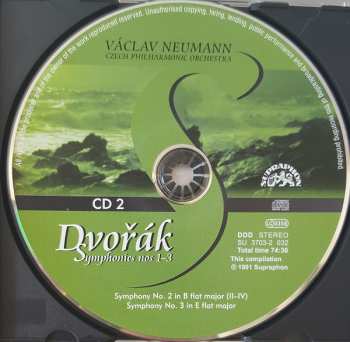 2CD Antonín Dvořák: Symphonies 1-2-3 50699