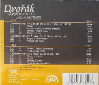 2CD Antonín Dvořák: Symphonies 4-5-6 35416