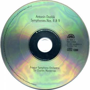 CD Antonín Dvořák: Symphonies Nos. 8 & 9 35368