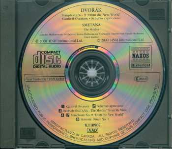 CD Antonín Dvořák: Dvořák ; Smetana (Historical Recordings 1927-1948) 319602