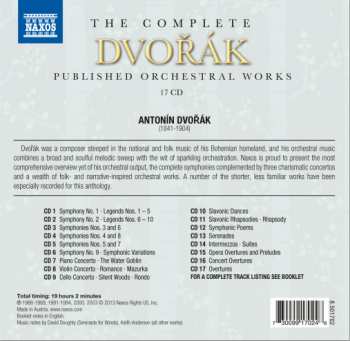 17CD/Box Set Antonín Dvořák: The Complete Published Orchestral Works 120689