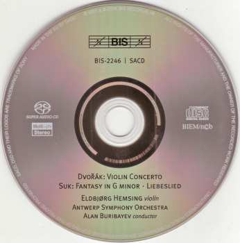 SACD Antonín Dvořák: Violin Concerto / Fantasy & Love Songs 186650