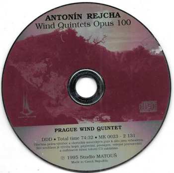 CD Anton Reicha: Wind Quintets Opus 100