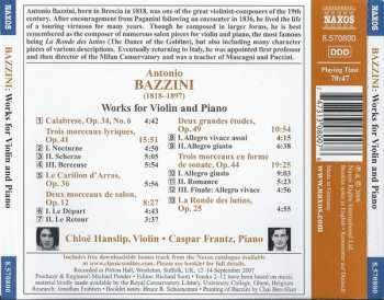 CD Antonio Bazzini: Works For Violin And Piano 328776
