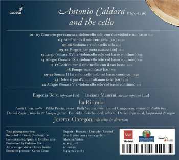 CD Antonio Caldara: Antonio Caldara And The Cello 501945