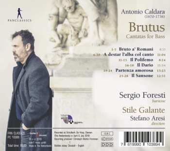 CD Antonio Caldara: Brutus: Cantatas For Bass 314416