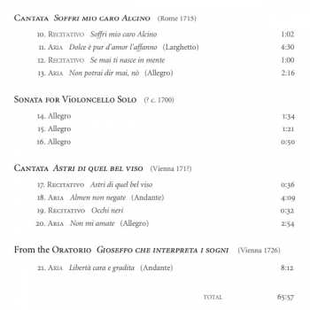 CD Antonio Caldara: Cantate, Sonate Ed Arie DIGI 183192