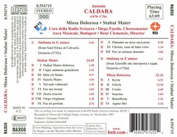 CD Antonio Caldara: Missa Dolorosa - Stabat Mater 339807