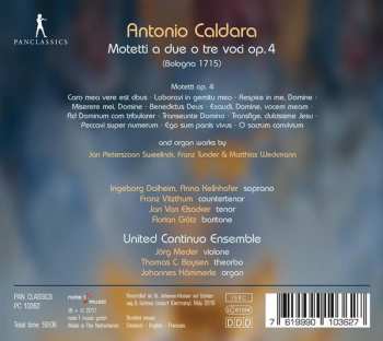 CD Antonio Caldara: Motteti A Due O Tre Voci Op. 4 (Bologna 1715) 353930