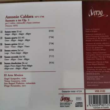 CD Antonio Caldara: Suonate A Tre, Op.1 271787