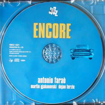 CD Antonio Faraò: Encore