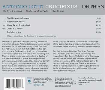 CD Antonio Lotti: Antonio Lotti: Crucifixus 175223