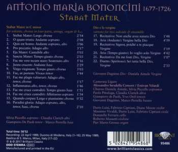 CD Antonio Maria Bononcini: Stabat Mater 335558