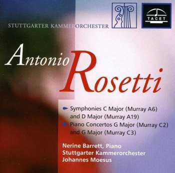 Album Antonio Rosetti: Klavierkonzerte Murray C2 & 3