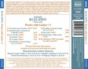 CD Antonio Ruiz Pipó: Works With Guitar • 3 122785