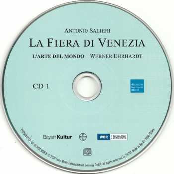2CD Antonio Salieri: La Fiera Di Venezia 300071