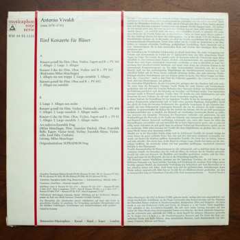 LP Antonio Vivaldi: Fünf Konzerte Für Bläser 434802
