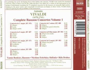 CD Antonio Vivaldi: Complete Bassoon Concertos Volume 1 373796