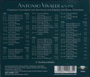 4CD/Box Set Antonio Vivaldi: Complete Concertos And Sinfonias For Strings And Basso Continuo 94527