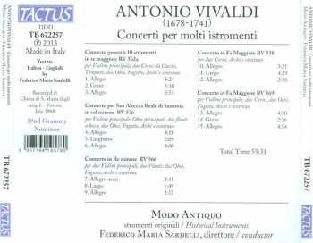 CD Antonio Vivaldi: Concerti Per Molti Instromenti 327965