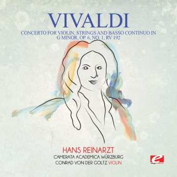 Album Antonio Vivaldi: Concerto For Violin Strings & Basso Continuo In G