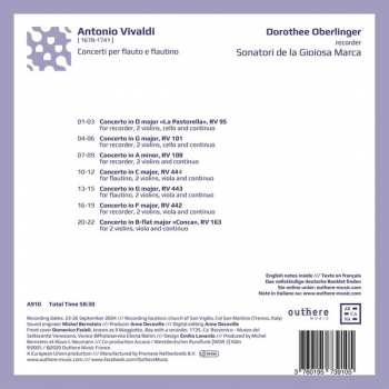 CD Antonio Vivaldi: Concerti Per Flauto E Flautino 102848
