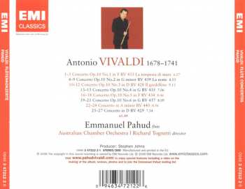 CD Antonio Vivaldi: Flute Concertos 351338