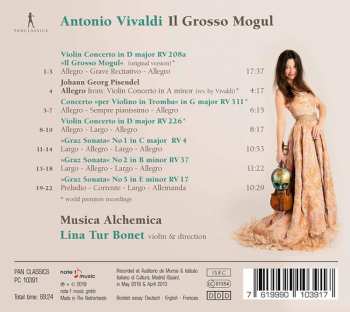 CD Antonio Vivaldi: Il Grosso Mogul: Violin Concertos & Sonatas 294325