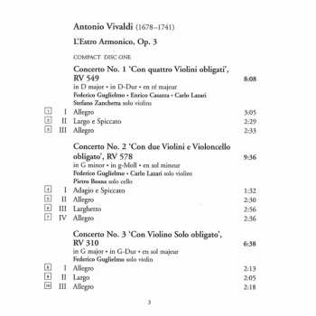 2CD Antonio Vivaldi: L'Estro Armonico 284726
