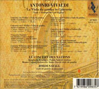 CD Antonio Vivaldi: La Viola Da Gamba In Concerto (Viole E Violoncello "All'Inglese") 91618