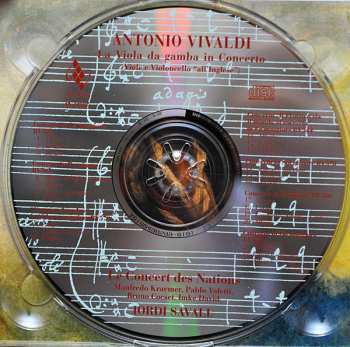 CD Antonio Vivaldi: La Viola Da Gamba In Concerto (Viole E Violoncello "All'Inglese") 91618