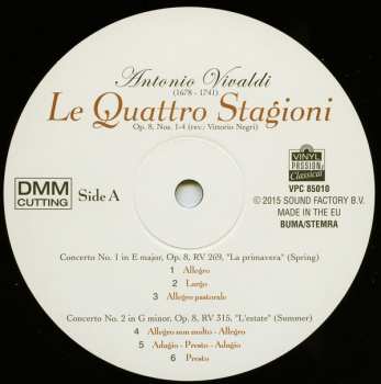 LP Antonio Vivaldi: Le Quattro Stagioni The Four Seasons 58370