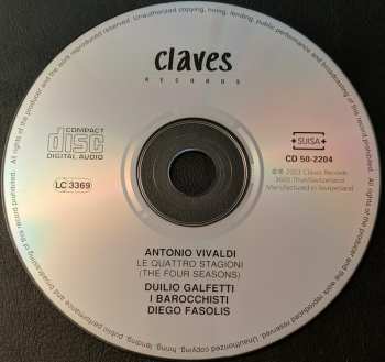 CD Antonio Vivaldi: Le Quattro Stagioni 121888