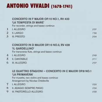 CD Antonio Vivaldi: Le Quattro Stagioni - La Tempesta di Mare - Il Gardellino - La Notte 183500