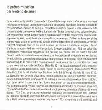 CD Antonio Vivaldi: Nisi Dominus - Stabat Mater