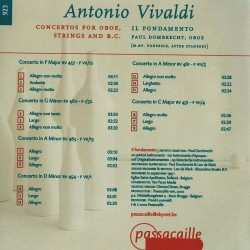 CD Antonio Vivaldi: Oboeconcertos 335475