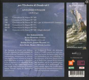 CD Antonio Vivaldi: Per L'Orchestra Di Dresda (Vol.1) 119756