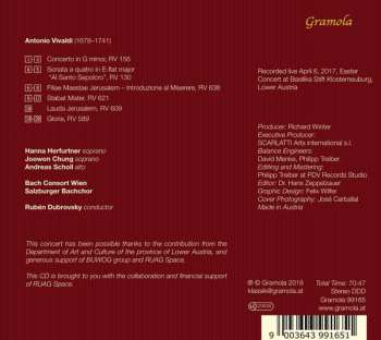 CD Antonio Vivaldi: Stabat Mater | Gloria 116044