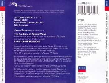 CD Antonio Vivaldi: Stabat Mater • Nisi Dominus 418671