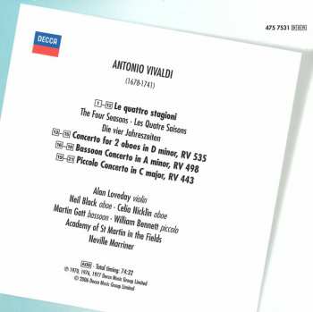 CD Antonio Vivaldi: The Four Seasons 45296