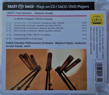 SACD Antonio Vivaldi: The Four Seasons / Concerto Op. 12 No 1 RV314 in G minor / Concerto RV 257 In E Flat Major 244425