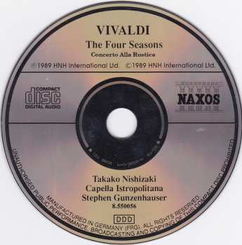 CD Antonio Vivaldi: The Four Seasons, Concerto Alla Rustica In G, RV 151 422284