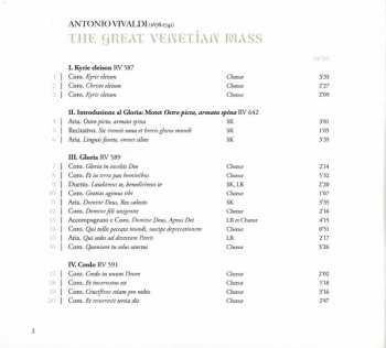 CD Antonio Vivaldi: Vivaldi: The Great Venetian Mass 412361