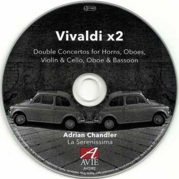 CD Antonio Vivaldi: Vivaldi x2 (Double Concertos For Horns, Oboes, Violin & Cello, Oboe & Bassoon) 103758