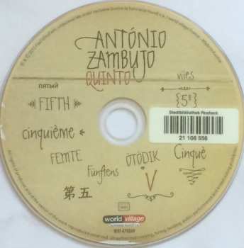 CD António Zambujo: Quinto 99234